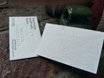 White 2 Sided Business Cards , Promotional High End Business Card Printing