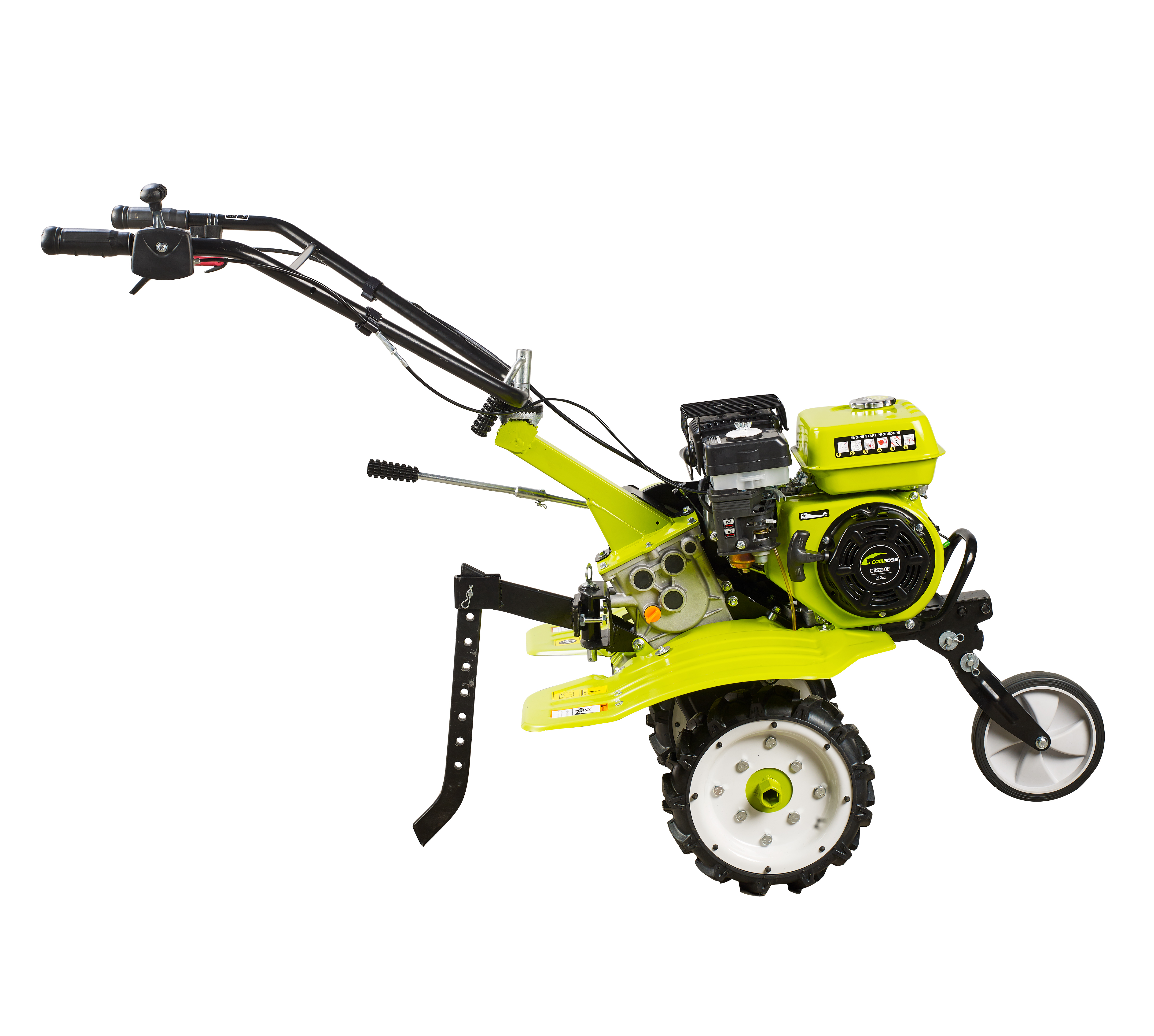 92KG 7Hp 212 cc Farm Mini Diesel Motocultor Power Tiller Two Wheel Rotary Cultivator Tractor