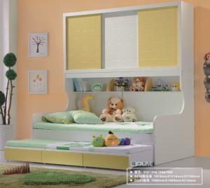 China kids bed with sliding-door wardrobe furniture,#A216 on sale