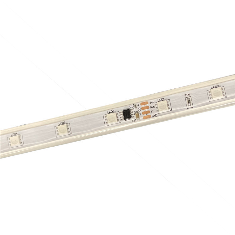 50m roll 24v High-tech Manufacturer Supply Digital RGB IC Light Magic Dream Color Pixel Programmable Led Strip