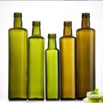 Body Material Glass Olive Oil Bottle Dark Green Round Oil Glass Bottle with