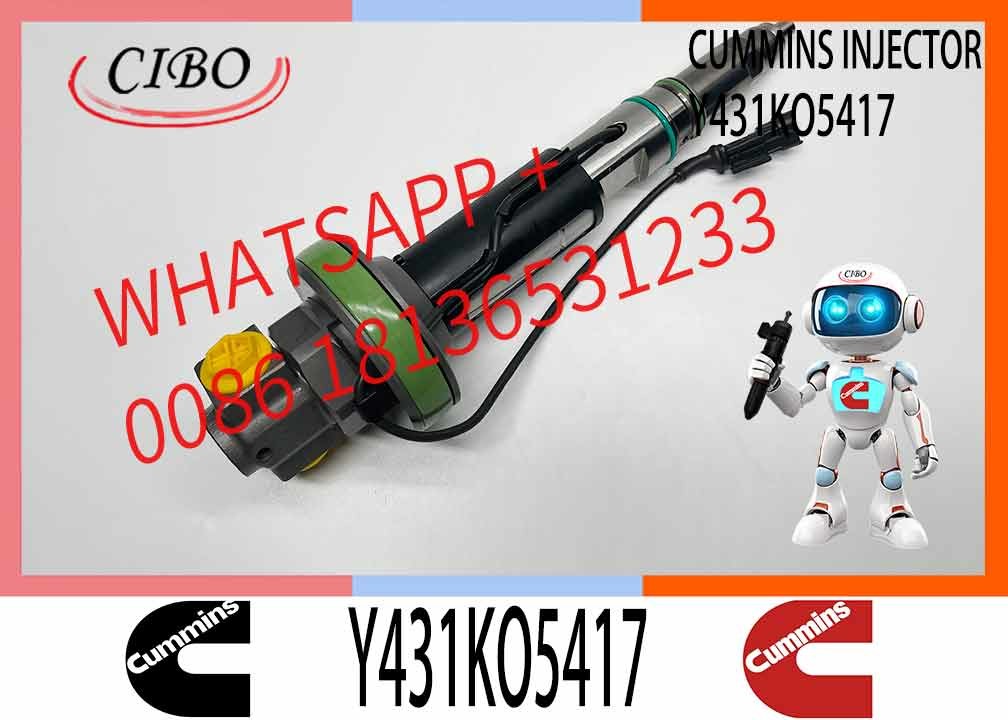 Y431K05417 QSK19 Diesel Engine Common Rail Fuel Injector Y431K05558 4964171