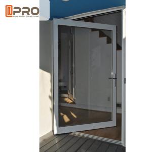 China Customized Size Aluminum Glass Pivot Entry Door / Center Pivot Door front door pivot door aluminum pivot front door on sale