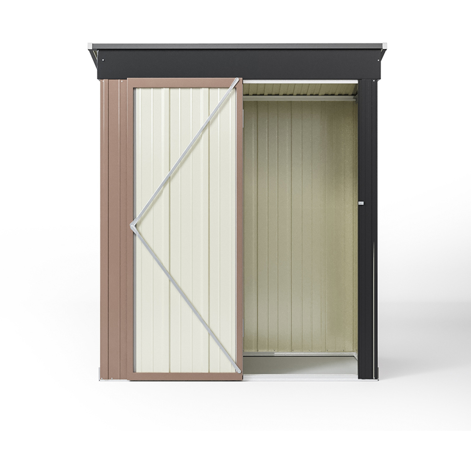 Waterproof Metal Storage Shed Steel Garden House Color Steel Plate Galvanized Steel