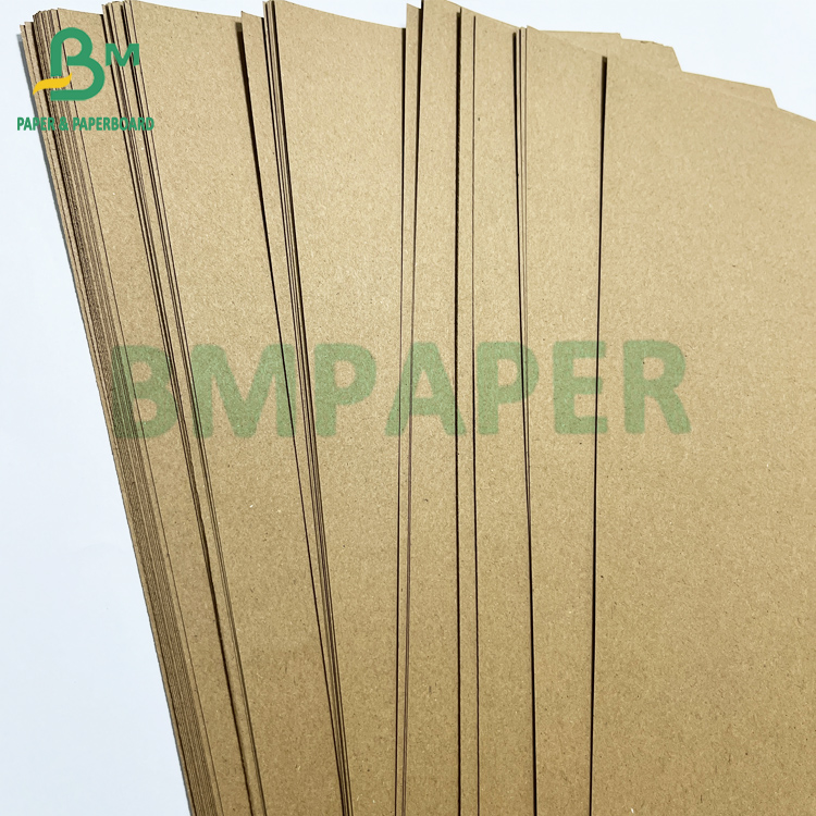 200gsm Smooth Wood Pulp  Strong Brown Kraft Test liner paper roll