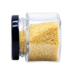Hexagonal Pickle Glass Pasta Jars Square Food Glass Storage Jars 16Oz