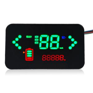 China LCD Electric Bike Computer Odometer , 36V - 72V Universal Bike Speedometer wholesale