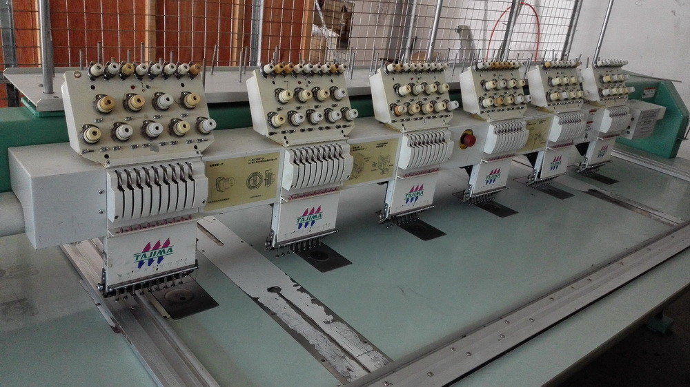 High Performance Used Tajima 6 Head Embroidery Machine Computerized