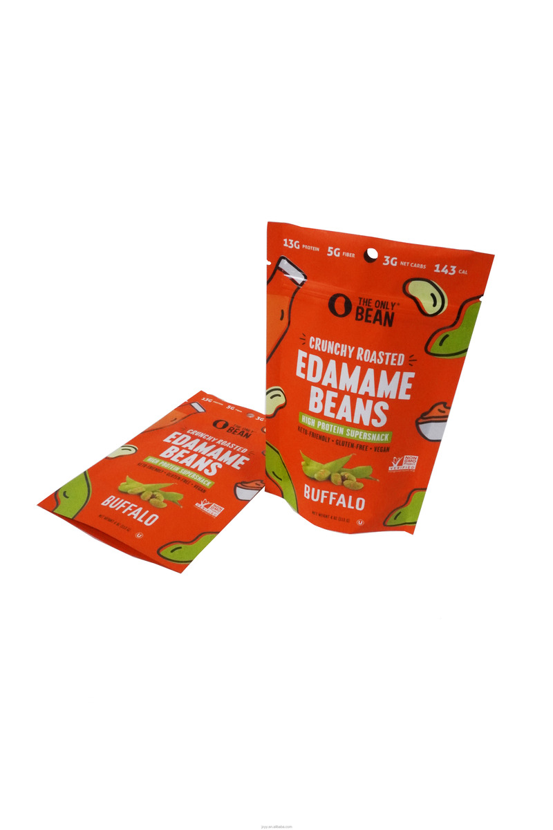 Composite Plastic Aluminum Foil Beans And Packaging Bags With Side Gusset