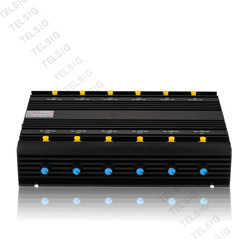 Portable WIFI Signal Jammer Blocker Counter High Frequency For 2G - 5G / Bluetooth