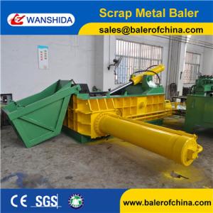 China Scrap metal baler diesel drive with hopper wholesale