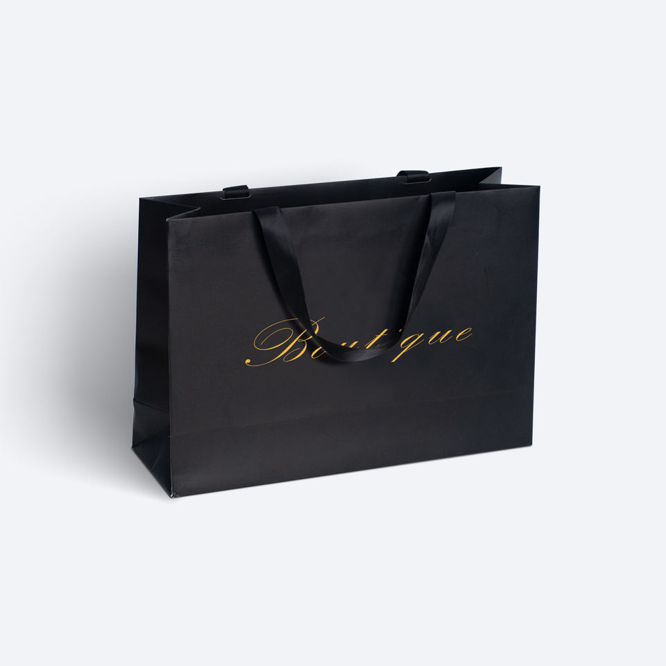 CMYK Partone Shopping Gift Bag for Custom Design 250 Gsm Art Paper Clothes Packaging