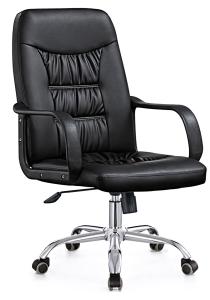 China Luxury Ergo Spinning Office Chair , Adjustable Leather Padded Office Chair wholesale