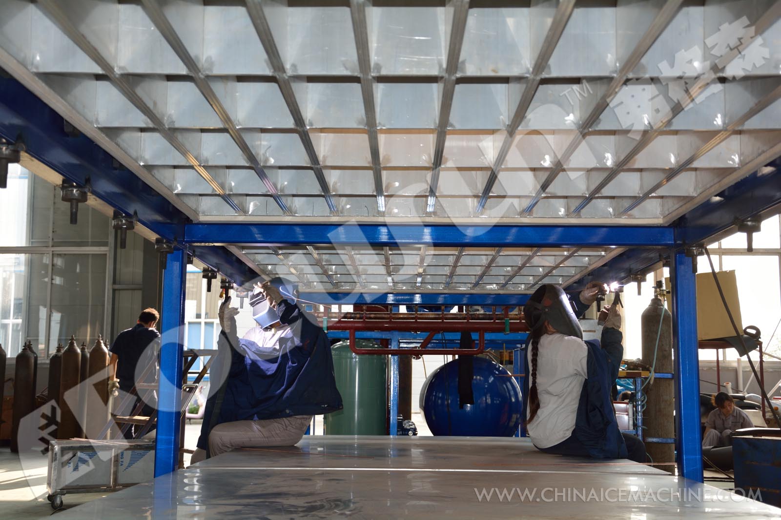 Energy Saving 12 Ton Industrial Direct Cooling Ice Block Making Machine for Block Ice