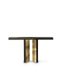 Contemporary Brass Stainless Steel Wood Frame Console table Hallway table