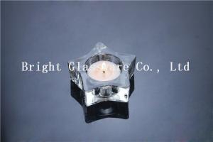 China Hot selling crystal glass candle holder with cheap price wholesale