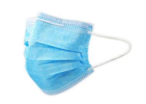 China Flexible Surgical Disposable Mask Anti Virus Protection Aluminum Nosepiece Adjustable wholesale