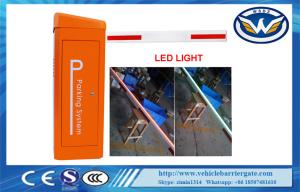 China 0.6S High Speed Gate Vehicle Barrier Gate 24V DC Motor LED Barrier wholesale