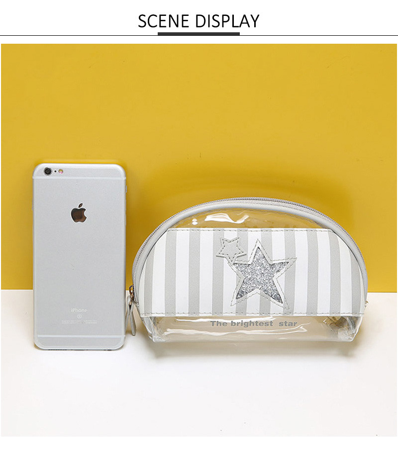 Eco Friendly Korean Transparent Beauty PVC Cosmetic Bag