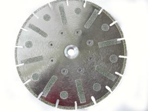China Electroplating Diamond Disc Wheel , Diamond Blade For Marble / Stone wholesale