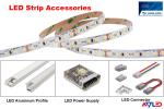 Super Bright White LED Strip Lights Waterproof IP65