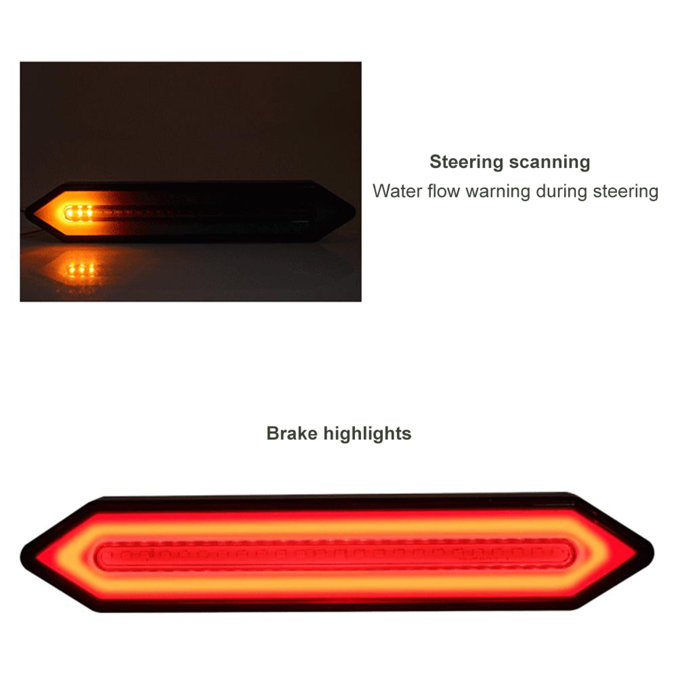 Red Yellow 24V Universal LED Tail Light Pilot Lamp For Car For Motorcycle