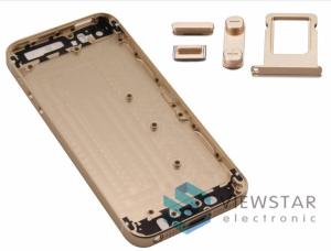 China Cell Phone Accessories Mobile Phone Back Cover with Small Parts Assembled for iPhone 5s wholesale