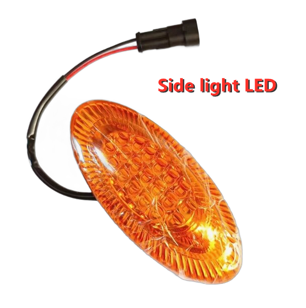 Bus General Purpose Side Turn Signal ZX527 LED Water Drop Shape 3M Glue 4111-00300