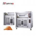 Electric Bakery Two Deck Four Tray Deck Oven with Twelve Proofer