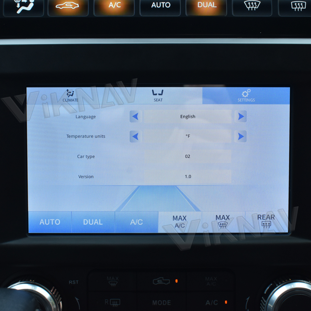 LCD Multimedia Ford Android Radio With AC Screen Car Climate Control Year 2015-2021
