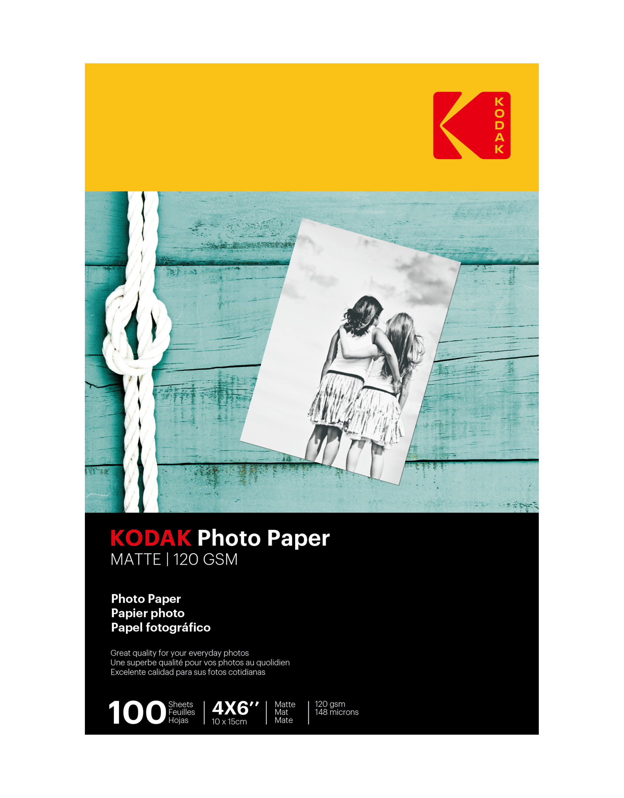 Ultra Premium Kodak Inkjet Photo Paper 4R X 20 RC Glossy Surface Finish For Desktop Printers