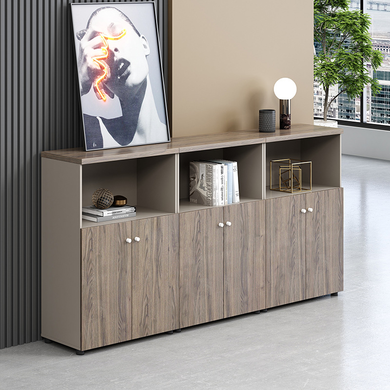 E1 Melamine Office Filing Cabinets Office Storage Cabinets with Doors and Shelves