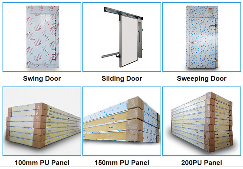 Commercial Cold Room Freezer Container For Frozen Vegetable And Fish Seafood