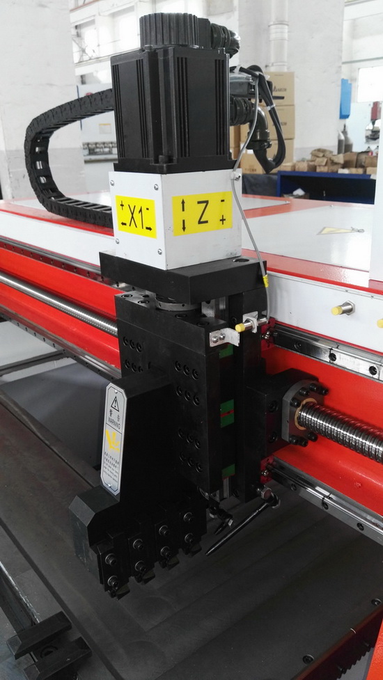 Automatic 4 Axes Sheet Grooving Machine / V Groove Cutting Machine Gantry Type