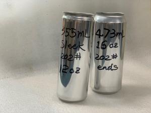 China Sleek 355ml 12Oz Blank Printed Empty Aluminum Cans wholesale