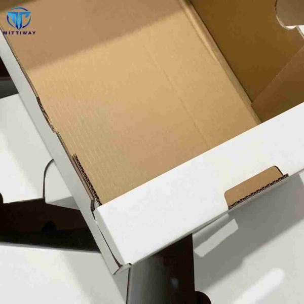 Corrugated Folding Carton Machine 2KW Hotmelt Tray Former For Case