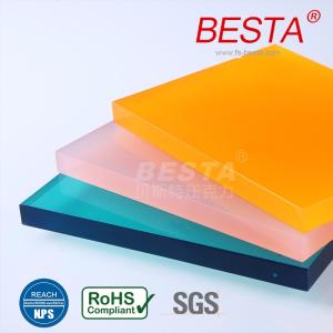 China Colored 4X8 Exterior Acrylic Fence Panels Weather Proof OEM / ODM wholesale