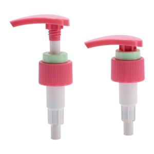 China 2.0cc Red Plastic Treatment Pump Cosmetic Dispenser Pump Customization wholesale