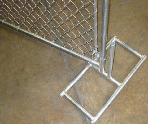 6'x10' temporary chain link fence ,construction panels tubing 1½"(38mm) x 15.5ga/1.70mm wall thick chain mesh2¼"50mm