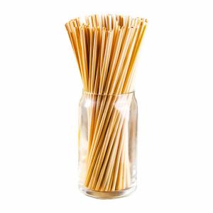 China Organic Wheat Stem Paper Straws Recyclable Compostable CE Certificated wholesale