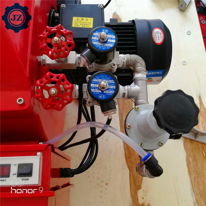 350kw 550kw 550kw 700kw 1050kw 1400kw Light Diesel Oil Burner Waste Oil/Gas Dual Fuel Burner For Asphalt Plant