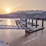 Cruise Yacht Marina Aluminum Alloy Gangway For Access Pontoon Floating Aluminum