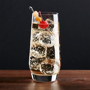 China Stemless 20 Ounce Glass Tumbler For Ice Tea wholesale