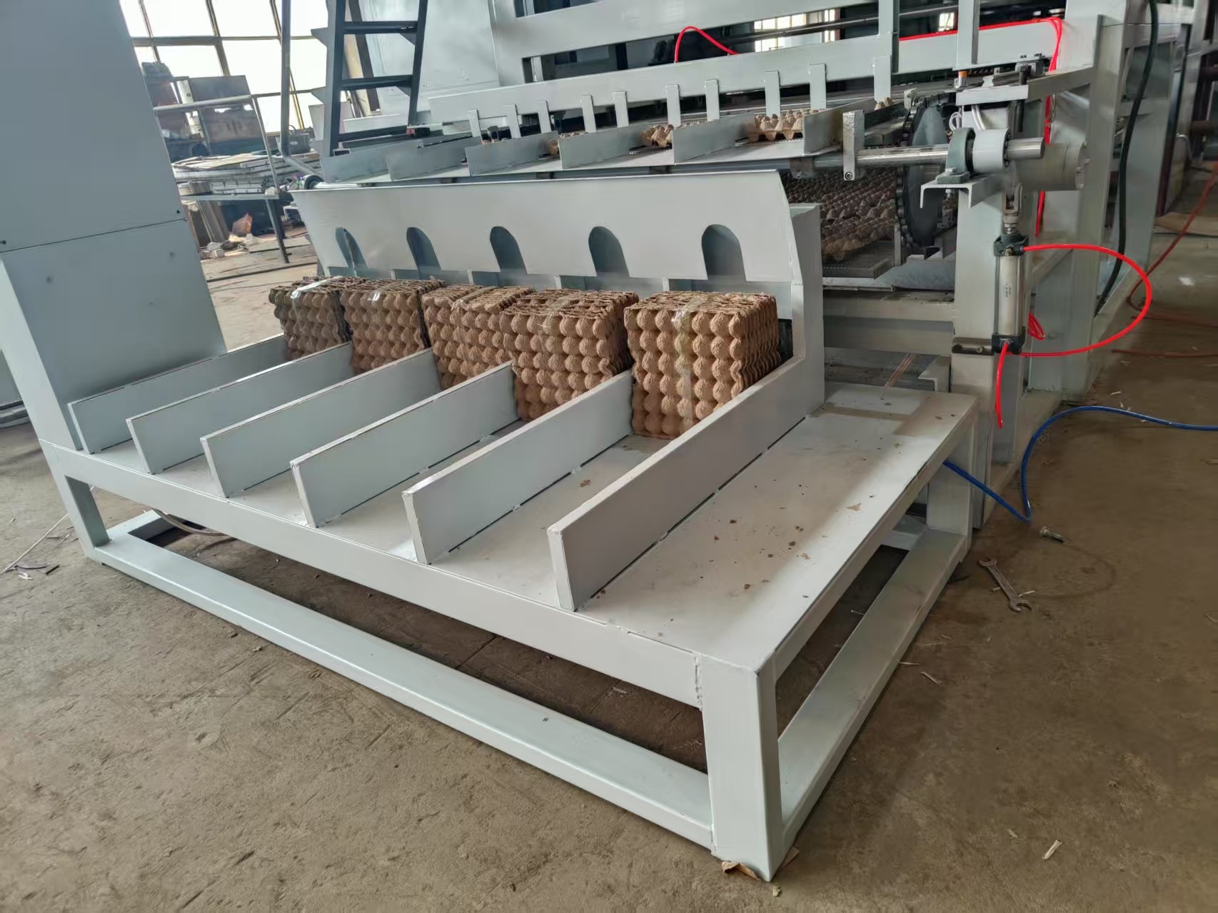 High Efficiency Paper Pulp Egg Tray Machine Prcie , Egg Carton/Fruit Tray Making Machine