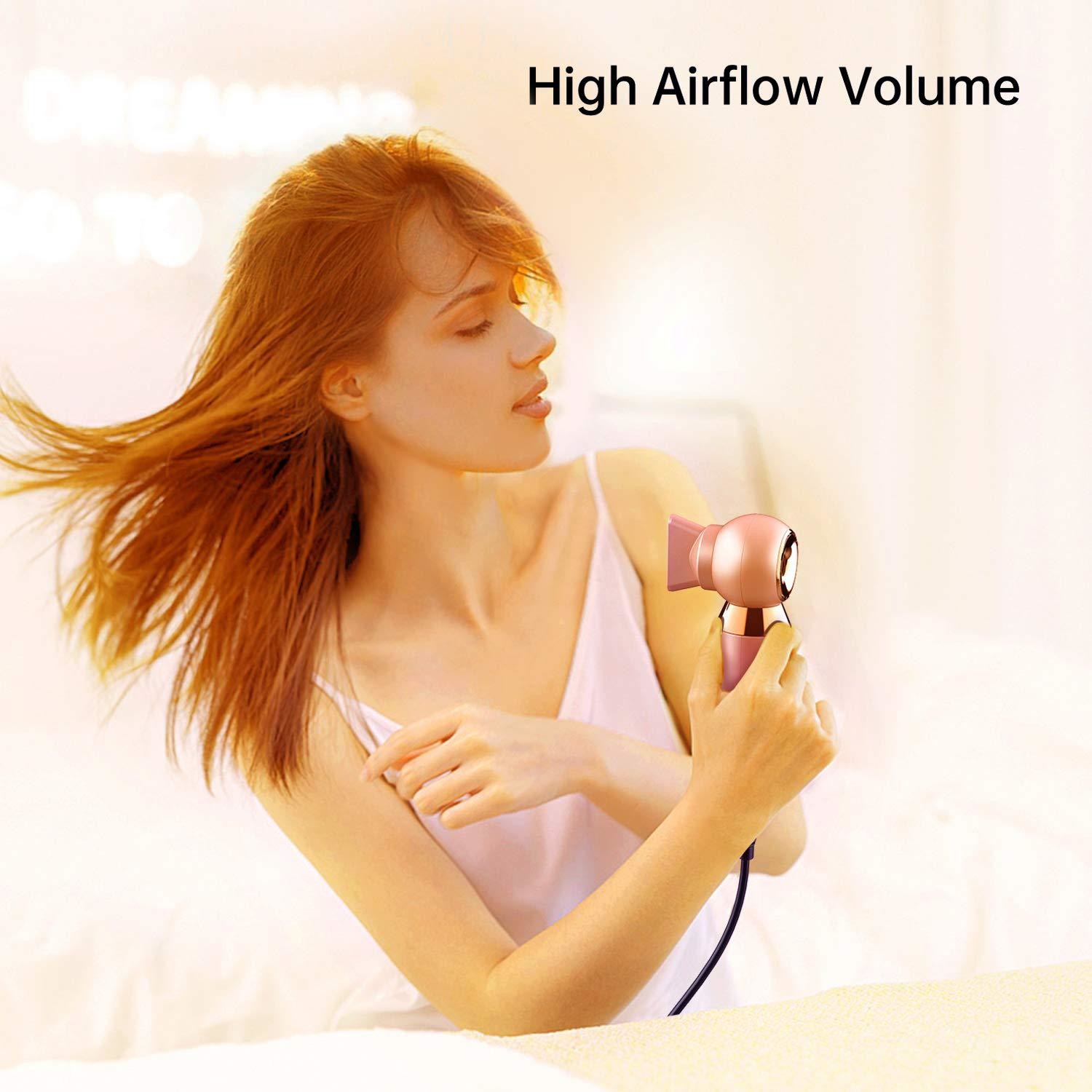 ODM High Airflow 370g Portable Hair Blow Dryer For Travelling