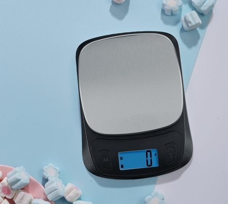 Camry Stainless Steel Smart 5kg/1g Digital Kitchen Balance Touch Button Weighing Scales for Weight Measuring and Balance