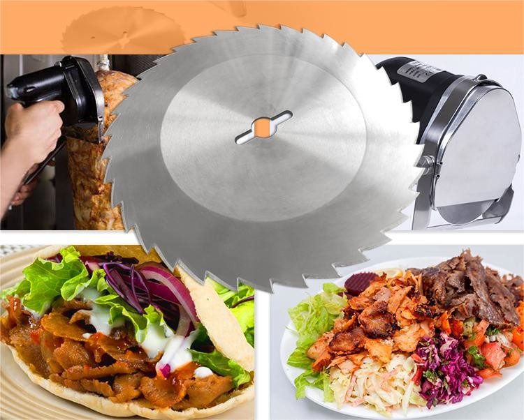 80mm Circular Smooth Food Meat Slicer Blade For Food Processing Industry