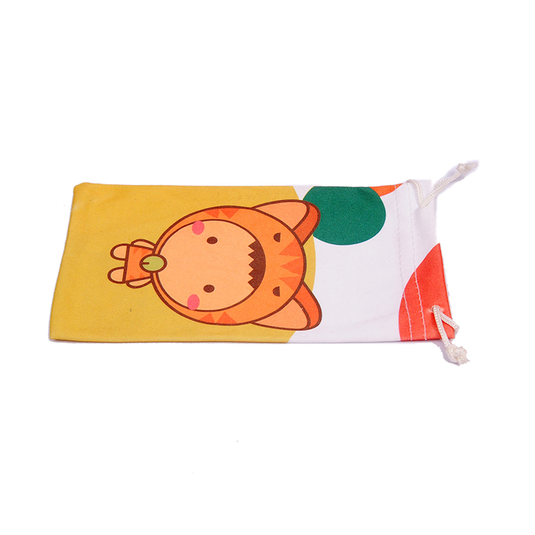 Custom eye glasses cases and bags sunglasses pouches microfiber glasses bag drawstring bags