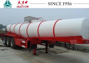 China Durable Sulphuric Acid Tanker Trailer 3 Axles 30-40 Tons Capacity wholesale