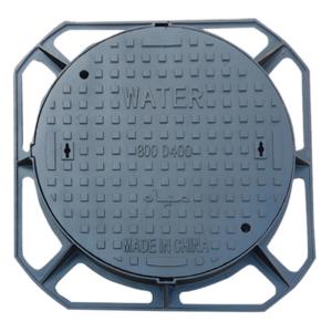 China Heavy Duty Telecom Manhole Cover EN124 D400 Ductile Iron 800mm wholesale
